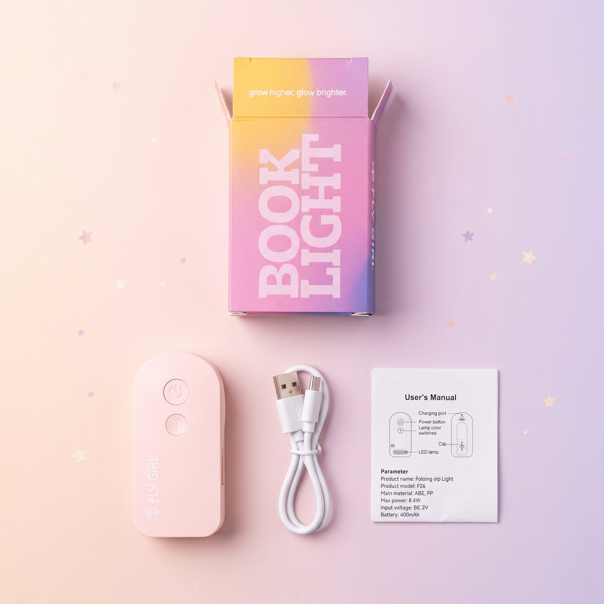 FlyGirl Book Light
