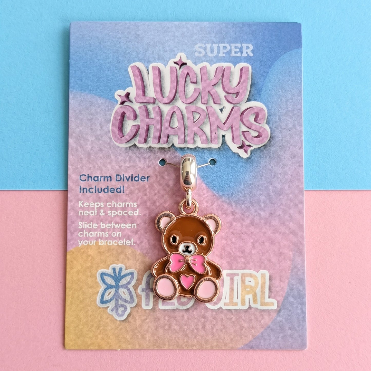 Snuggle Bear Charm