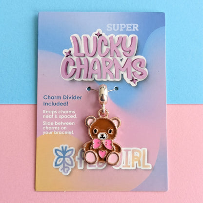 Snuggle Bear Charm