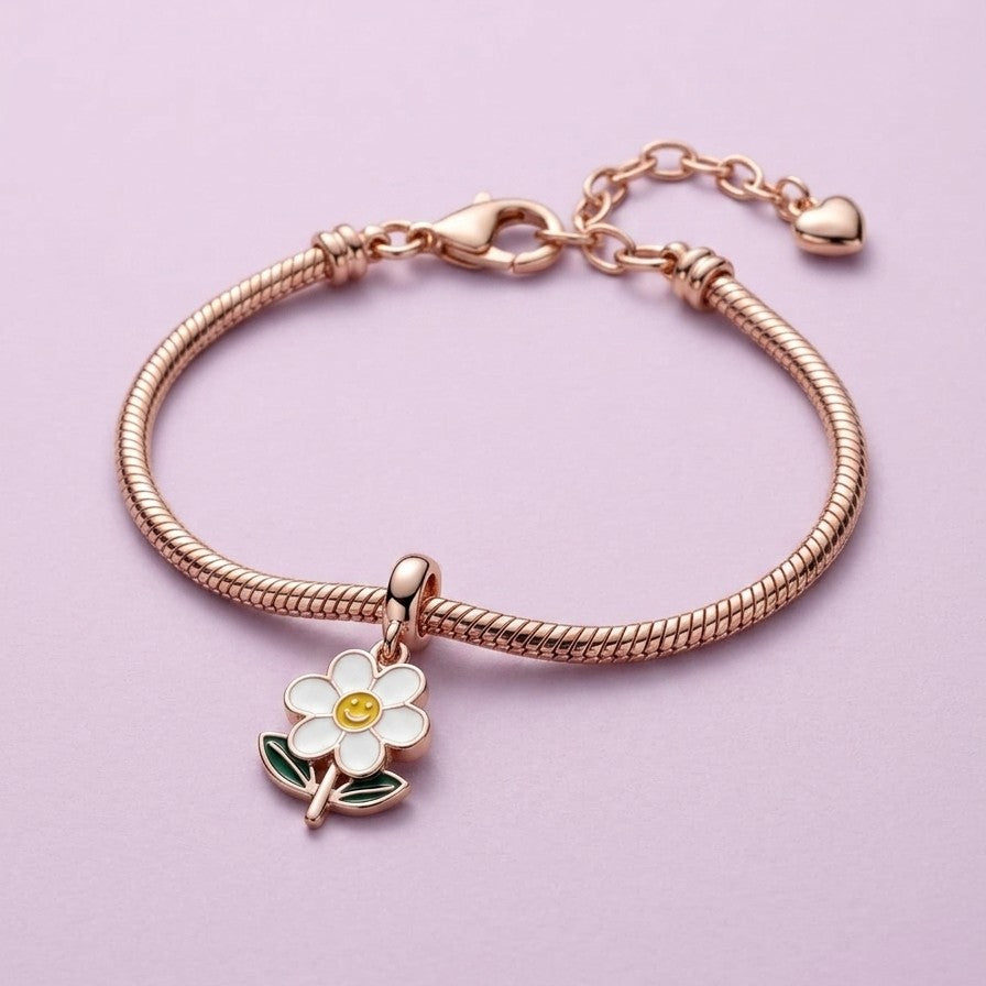 Glow Bright Flower Charm