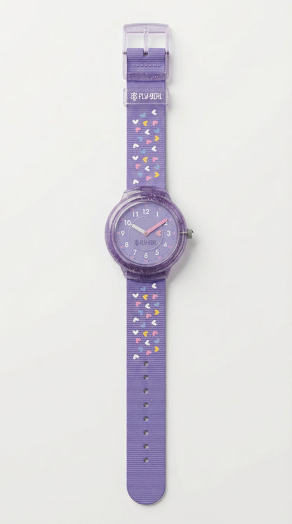 Purple Hearts Watch