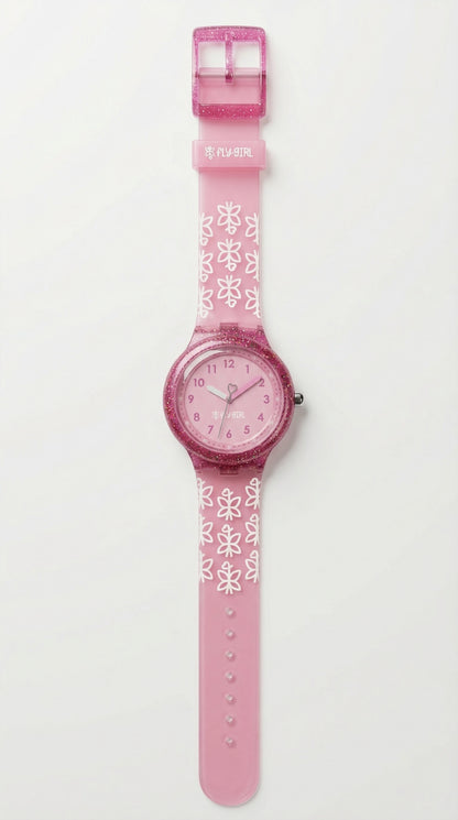 Butterfly Pink Watch