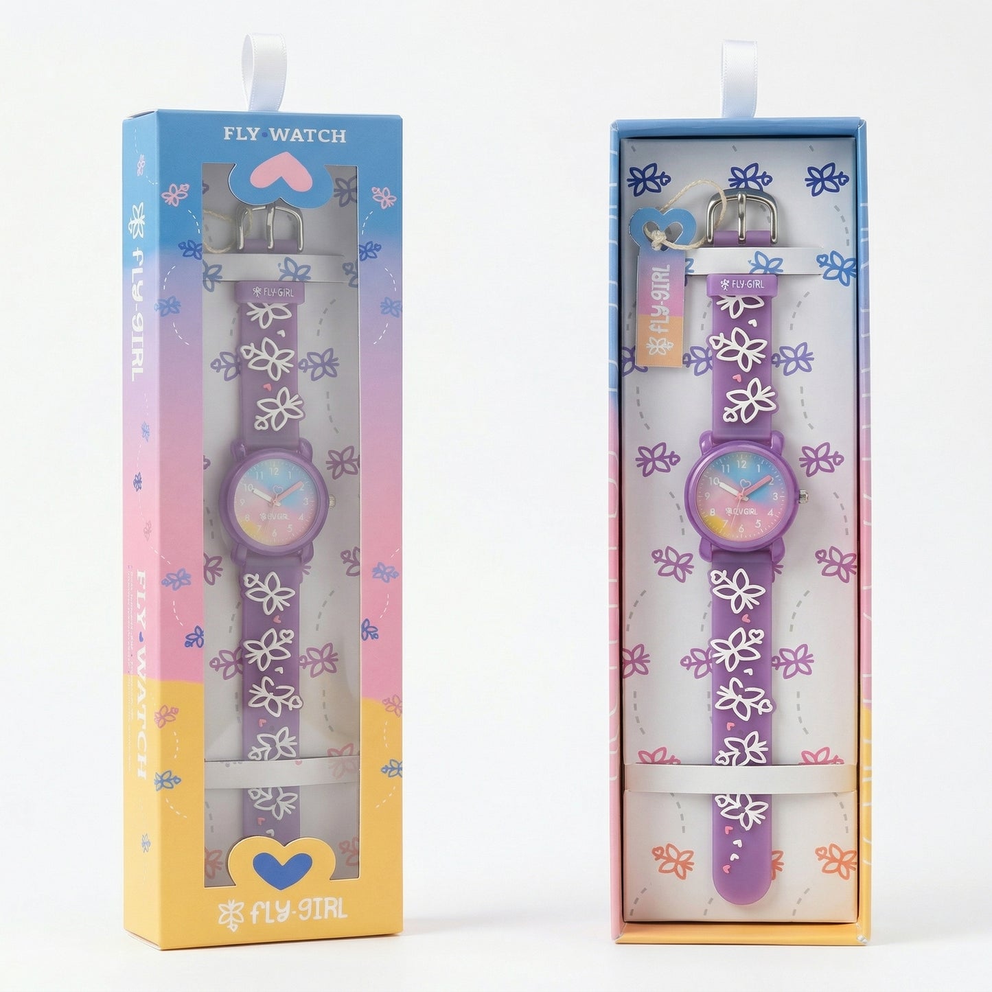 Lavender Butterflies Watch