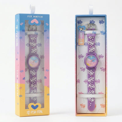 Lavender Butterflies Watch