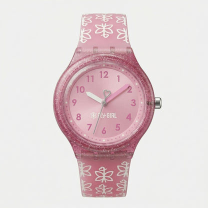Butterfly Pink Watch