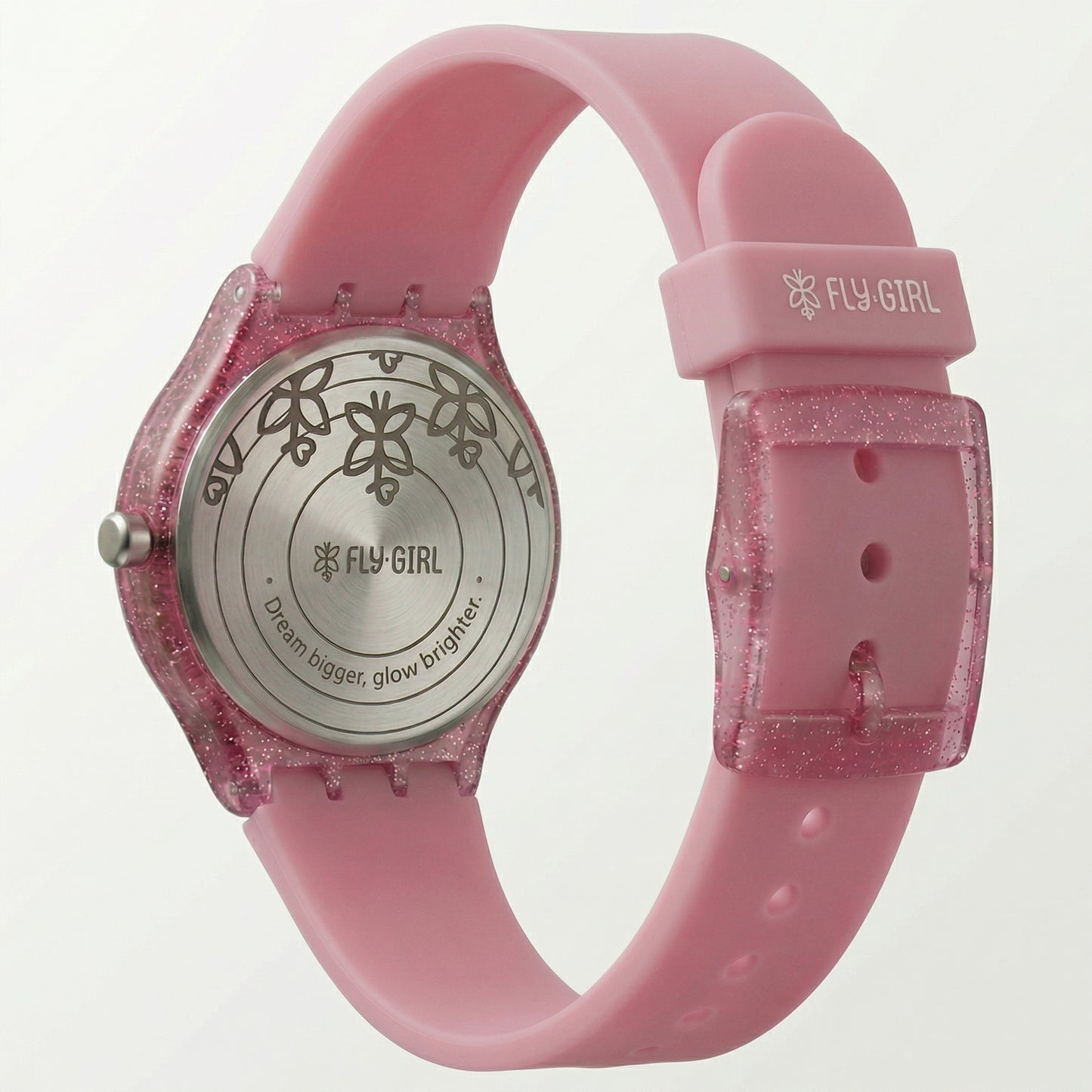 Butterfly Pink Watch