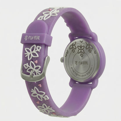 Lavender Butterflies Watch