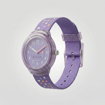 Purple Hearts Watch