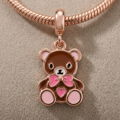 Snuggle Bear Charm