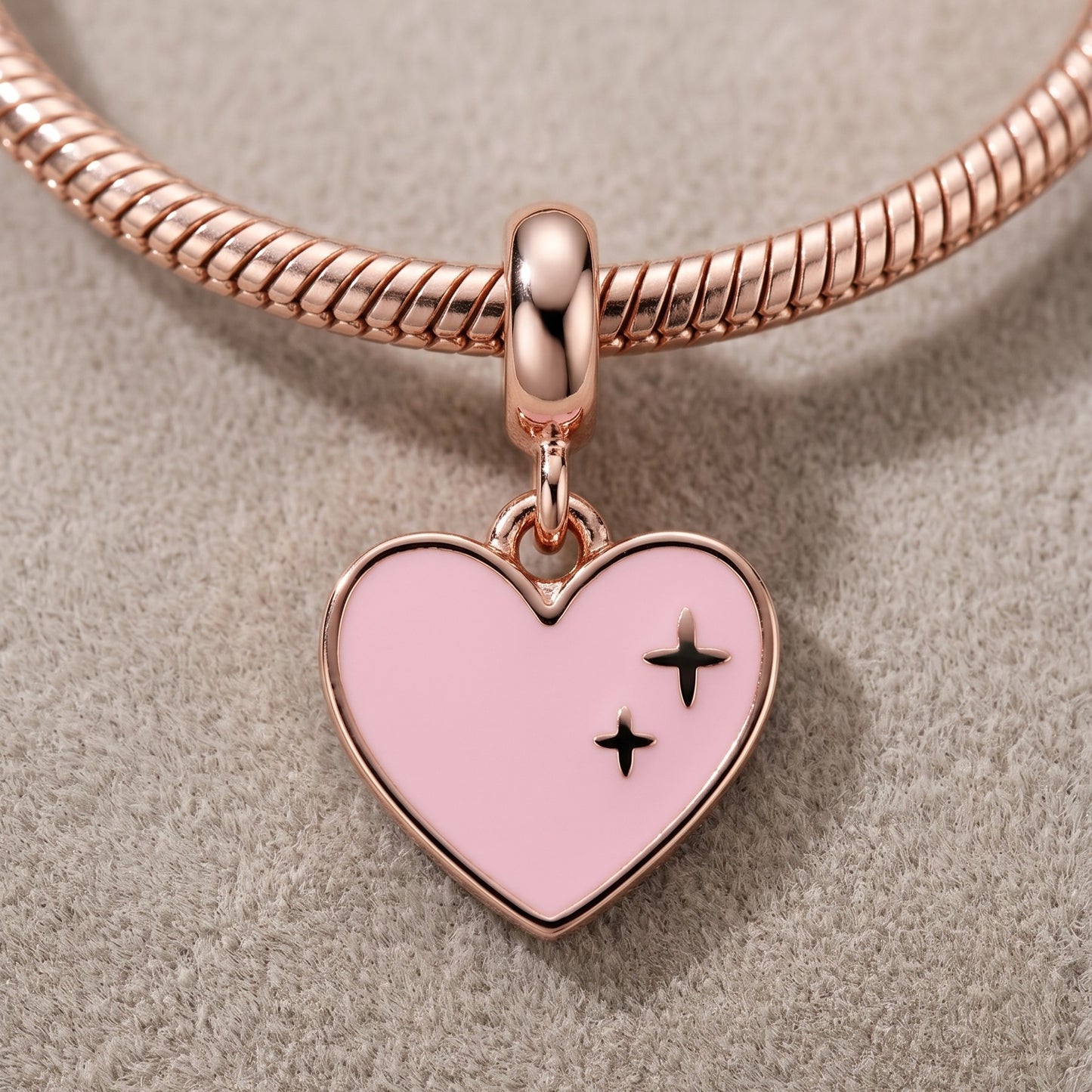 Glowing Heart Charm